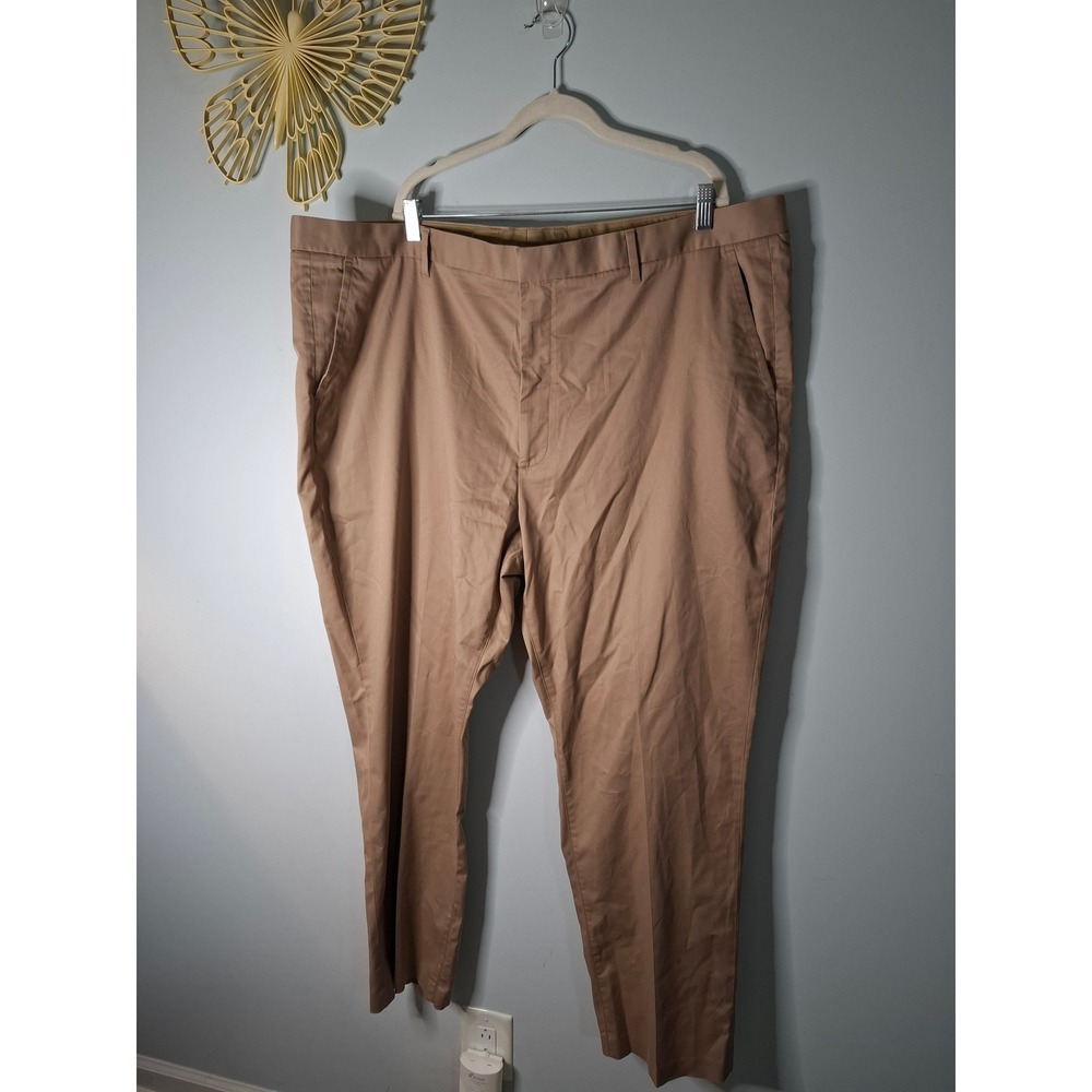 Bonobos Weekday Warrior Dress Pants Mens 46x32 Tan Khaki Stretch Chino Thursday